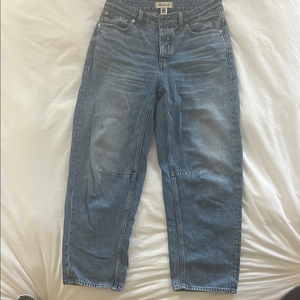 MADEWELL Darted Barrel-Leg Jean